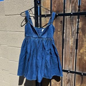 Selkie NWT Denim Babydoll “The Sunshine Dress” Dress Size XS, Never Worn!